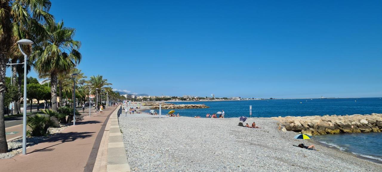 Studio De La Plage - Mer, Terrasse Et Garage Cagnes-sur-Mer Exterior foto