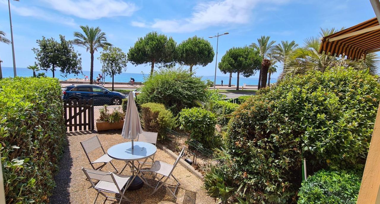 Studio De La Plage - Mer, Terrasse Et Garage Cagnes-sur-Mer Exterior foto